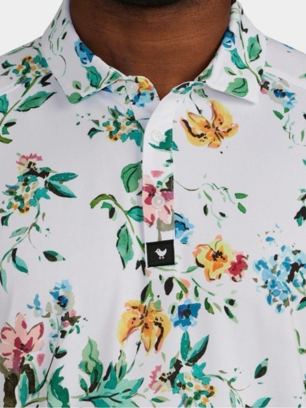 Bad Birdie Poetic Justice Floral
Short Sleeve Performance Stretch
Golf Polo XL - Picture 4 of 12